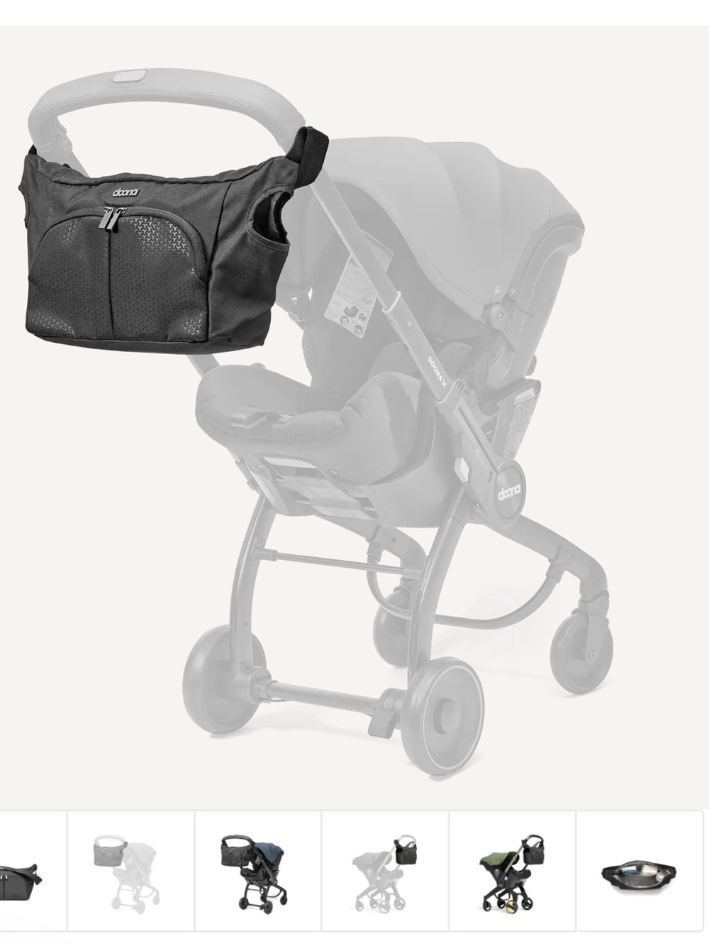 Doona stroller organizer.